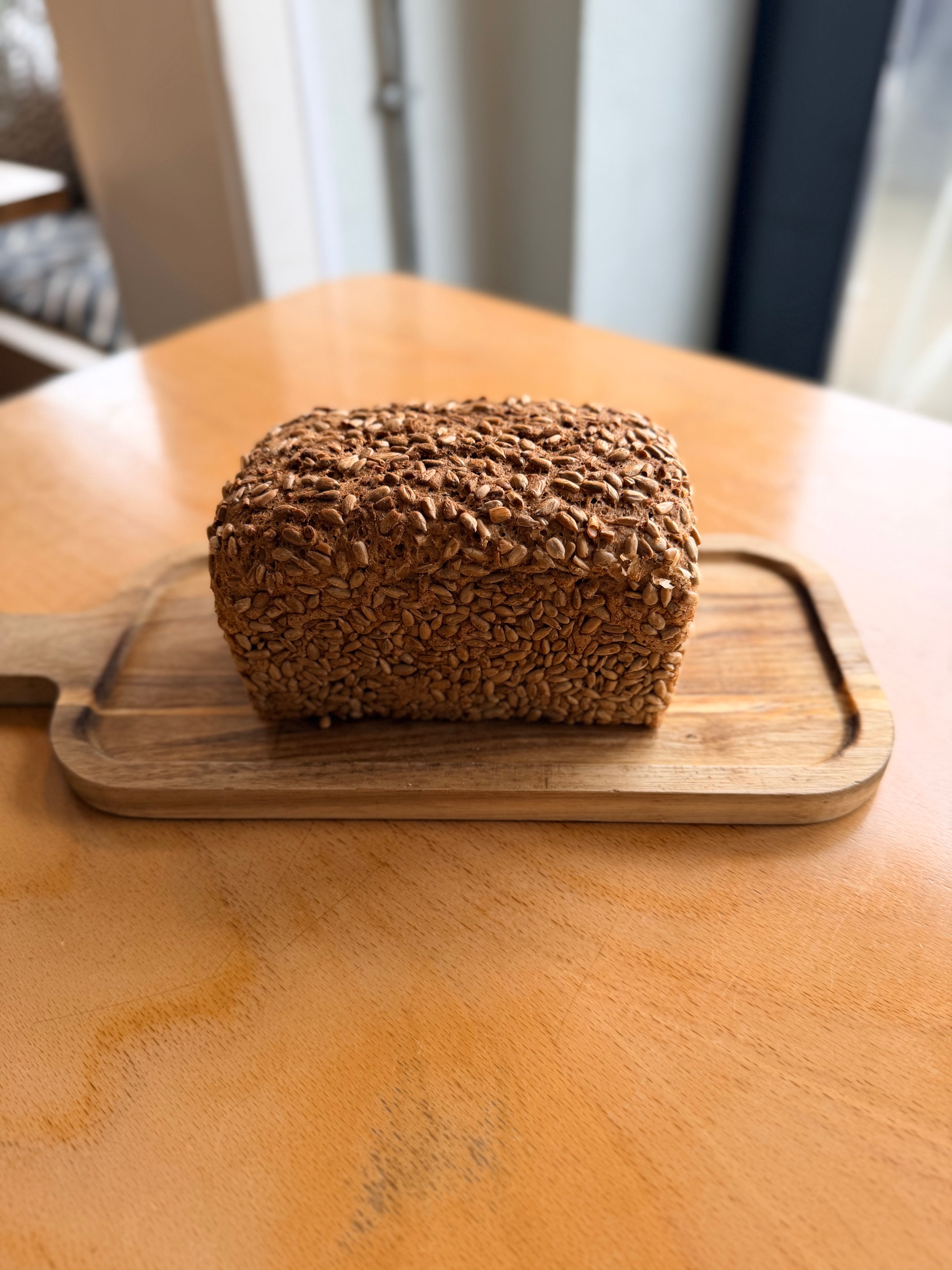 White Rye Sourdough with Sunflower Seeds