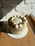 Lemon and Raspberry 6"  Cake
