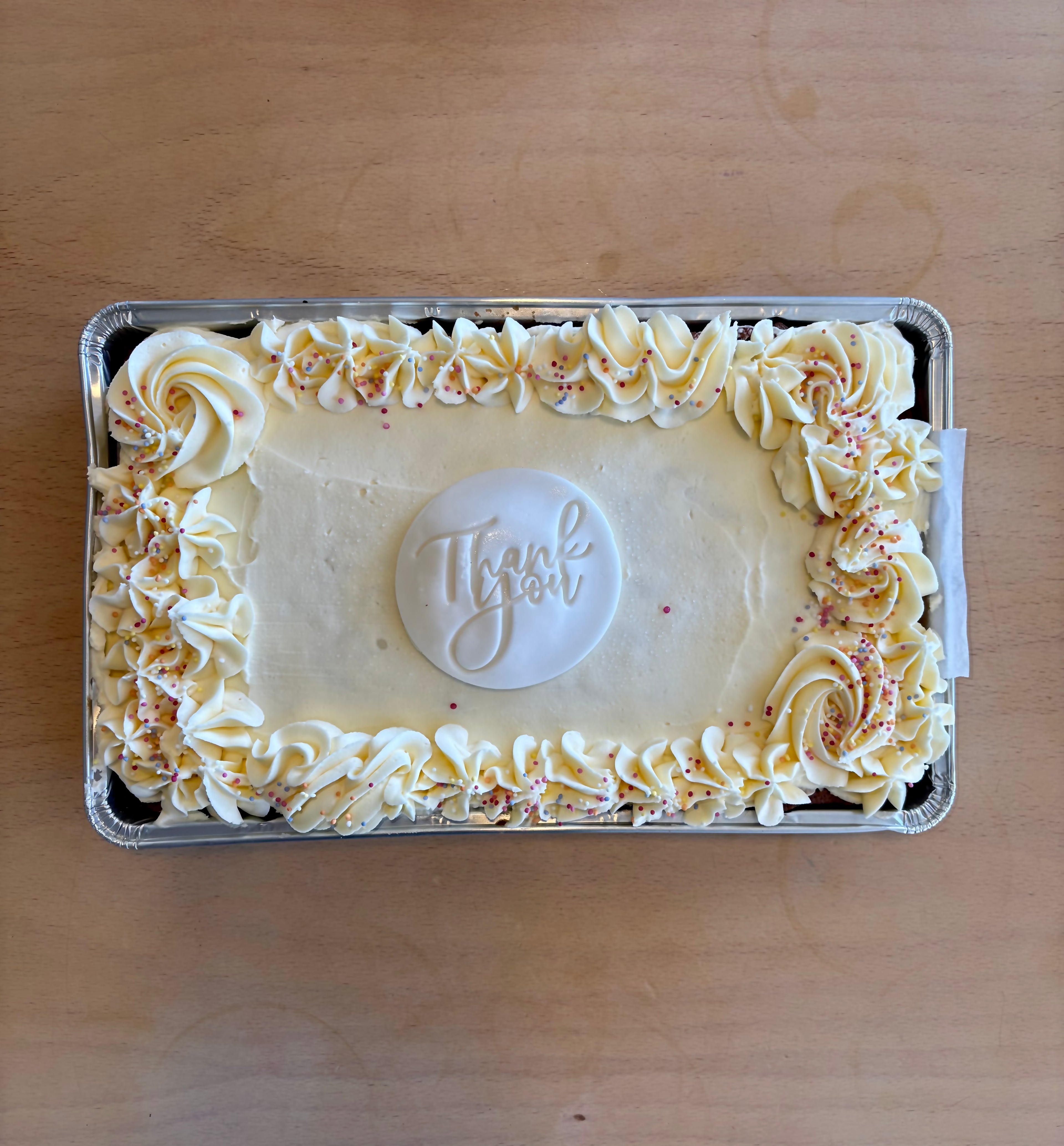 Vanilla Traybake Cake